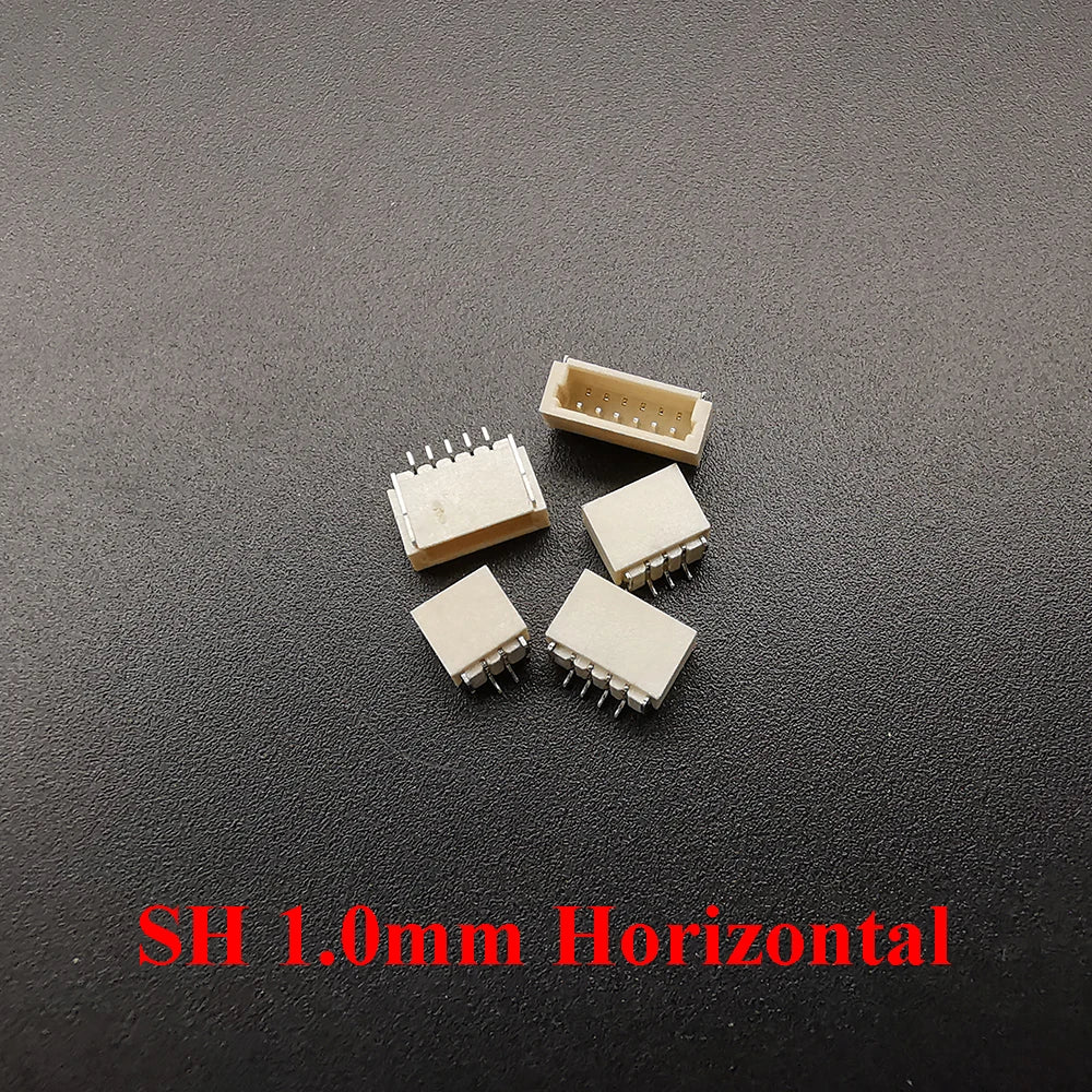 10Pcs SH 1.0mm/JST 1.25mm/ZH 1.5mm/PH 2.0mm/XH2.54mm 2P 3P 4P 5P 6P Horizontal Vertical Male Socket Housing Pin Header Connector