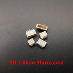 10Pcs SH 1.0mm/JST 1.25mm/ZH 1.5mm/PH 2.0mm/XH2.54mm 2P 3P 4P 5P 6P Horizontal Vertical Male Socket Housing Pin Header Connector