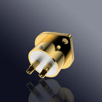 Viborg GM16G Pure Copper Made Gold Plated Micro Male Connector 2pin GX16 Aviation GX16 Male Socket Chassis