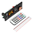 160W Amplifier Bluetooth 5.1 MP3 Decoder Board 2*80W Audio Player 12V DIY MP3 Player Car FM Radio Module TF USB Mic Record Call