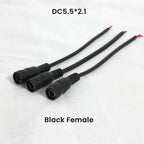 22AWG DC Connector 5.5x2.1mm Male/Female Power Cable Jack 15cm 5-12V Power Adapter Extension Wire For LED Strip Light CCTV