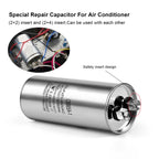 2Pcs CBB65 Motor Capacitor Air Conditioner Compressor Start Capacitor 450V AC 5UF 6UF 15uF 20uF 25uF 30uF 35uF 40uF 45uF 50uF