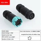 P23 quick connection waterproof connector IP68 waterproof connector male and female aviation plug LED adapter cable connection
