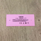 18650 Battery Packaging PVC Heat Shrinkable Film Lithium Battery Insulation Sleeve Shrink Skin Packaging Tube Packaging