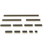 10pcs 1X40P 2.54mm 0.1" Round Hole L10/L11.96 Straight Gold Cuttable Arduino Raspberry pi Breadboard Connector Male Pin Header