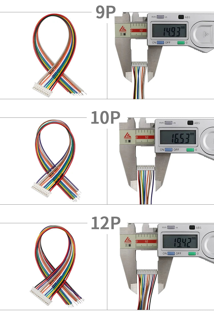 5Pcs JST ZH1.5 1.5mm Pitch Single End Wire Cable 2/3/4/5/6/7/8/9/10Pin 28AWG 10/15/20/30cm DIY Electronic Connector