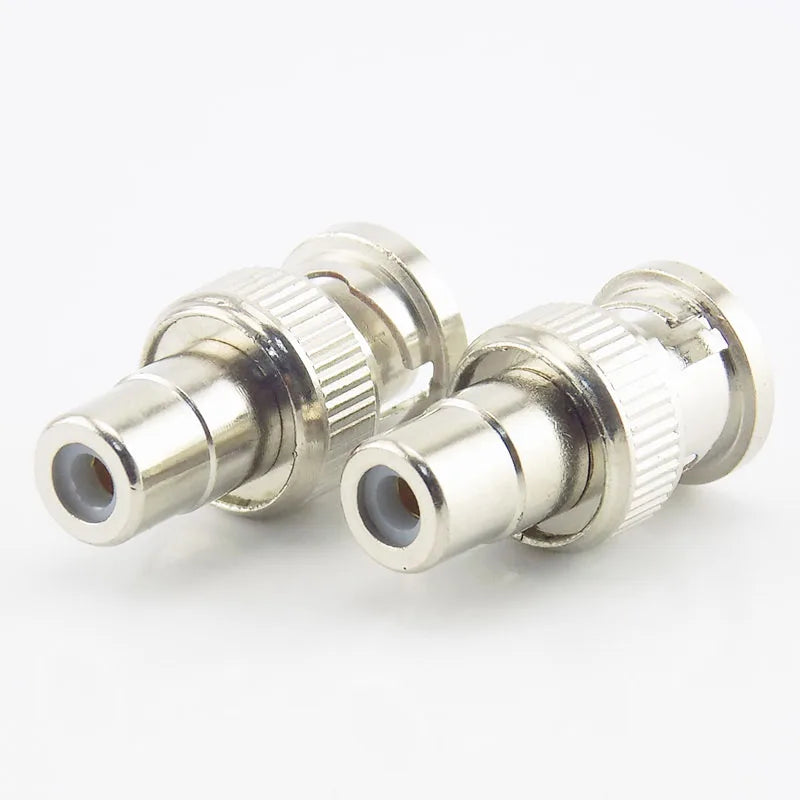 2pcs/5pcs/10pcs BNC Male To RCA Female Surveillance Plug To Lotus Female Adapter For Security System Video CCTV Camera