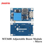 10pcs/1pc MT3608 SX1308 2A DC Step Up Converter Board DC-DC Adjustable Boost Module 2V-24V to 5V 9V 12V 28V