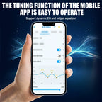 DC 9-30V Bluetooth Power Amplifier Module 2×100W Dual Channel APP Tuning Audio Board for Home Outdoor Speaker DIY Audio Upgrade