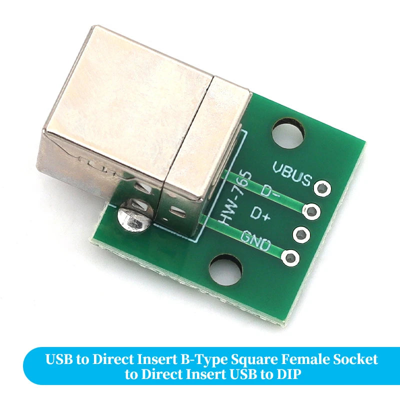Micro Mini USB USB A Male USB 2.0 3.0 A Female USB B Connector Interface to 2.54mm DIP PCB Converter Adapter Breakout Board