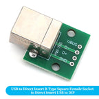 Micro Mini USB USB A Male USB 2.0 3.0 A Female USB B Connector Interface to 2.54mm DIP PCB Converter Adapter Breakout Board
