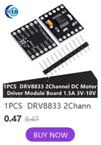 L298N Dual H-Bridge Motor Driver Module - PWM Speed Control & Direction Reversal for DC Motors (5V-35V)