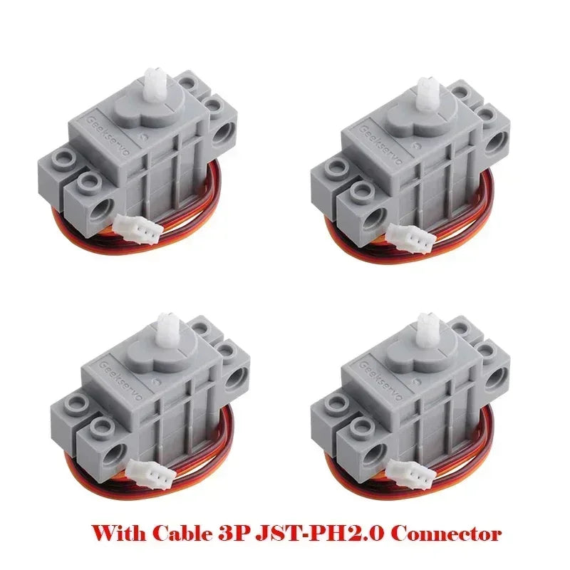 270 Degree Programmable Gray Geek Servo Motor Geekservo for legoeds for micro:bit Robotbit Smart Car Makecode for Kids Education