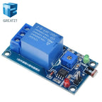 5V 12V Light Sensor Switch LDR Photoresistor Relay Module for Arduino - Light Detection Photosensitive Sensor Board