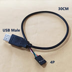 USB Adapter Cable Kit With PH2.0/XH2.54 Connectors For Power Signal Cables Of DIY Electronic Products 3D Printers RC Toys Etc