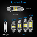 NAO C5W LED CANBUS Error Free Festoon 31mm 36mm 39mm 41mm 12V 3030 SMD C10W For Car Interior Light Reading License Plate Lamp