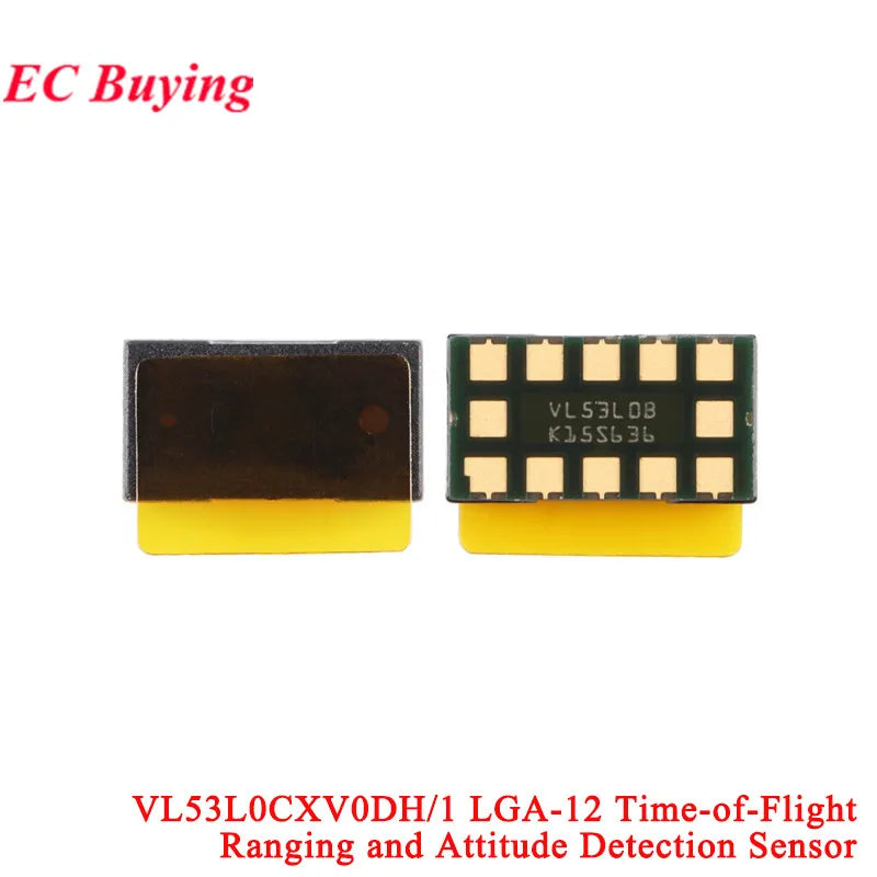 1-10Pcs VL53L0X V2 VL53L1X VL53L3CX VL53L4CD VL6180X  VL53L8CX VL53L7CX Time-of-Flight ToF Laser Ranging Sensor Module IIC