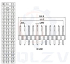 10PCS 40 Pin 1x40 Single Row Male 2.54 Breakable Pin Header Connector Strip For Arduino White/Black/Red/Blue/Green/Yellow