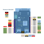 AB01 CAN-Bus Shield V2 for for Controller and Transceiver, CAN-BUS Shield Adopts MCP2515 and MCP2551