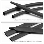1/2/5M Black 2:1 Heat Shrink Tube Diameter 0.6mm~120mm Wire Repair Protector Polyolefin Insulated Shrinkable Cable SleeveTubing