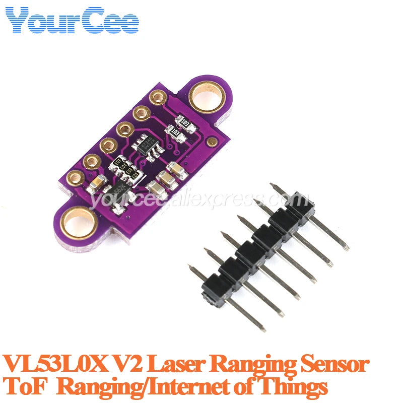 5pcs/1pc Laser Ranging Sensor Module VL6180X VL53L0X VL53L8CX VL53L7CX VL53L3CX TOF250 TWTOF240UI TOF050F TOF400 Distance Sensor