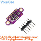 5pcs/1pc Laser Ranging Sensor Module VL6180X VL53L0X VL53L8CX VL53L7CX VL53L3CX TOF250 TWTOF240UI TOF050F TOF400 Distance Sensor
