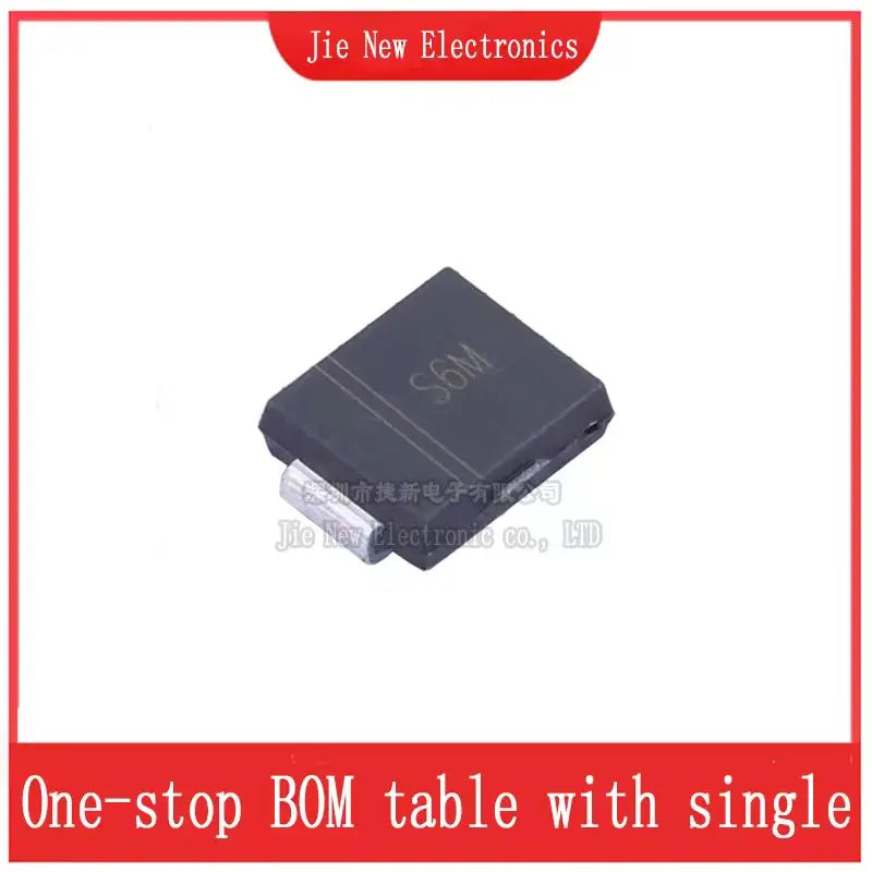50PCS S1M S2M S3M S5M S6M S8M S10M S3MB S5MB S3MC S5MC S6MC S8MC S10MC Patch Rectifier Diodes SMA SMB SMC NEW
