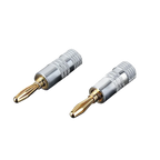 2/4/8/10/20/40pcs Banana Connector 4mm Speaker Banana Plugs 24K Copper Gold Plated 4mm Banana Jack Match with 4mm Binding Post