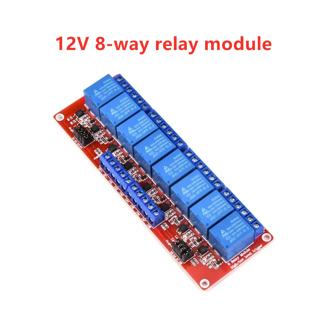 1-5Pcs DC 5V 9V 12V 24V 1 Channel Relay Module With Optocoupler Shield Board High Low Level Trigger Power Supply Module Arduino