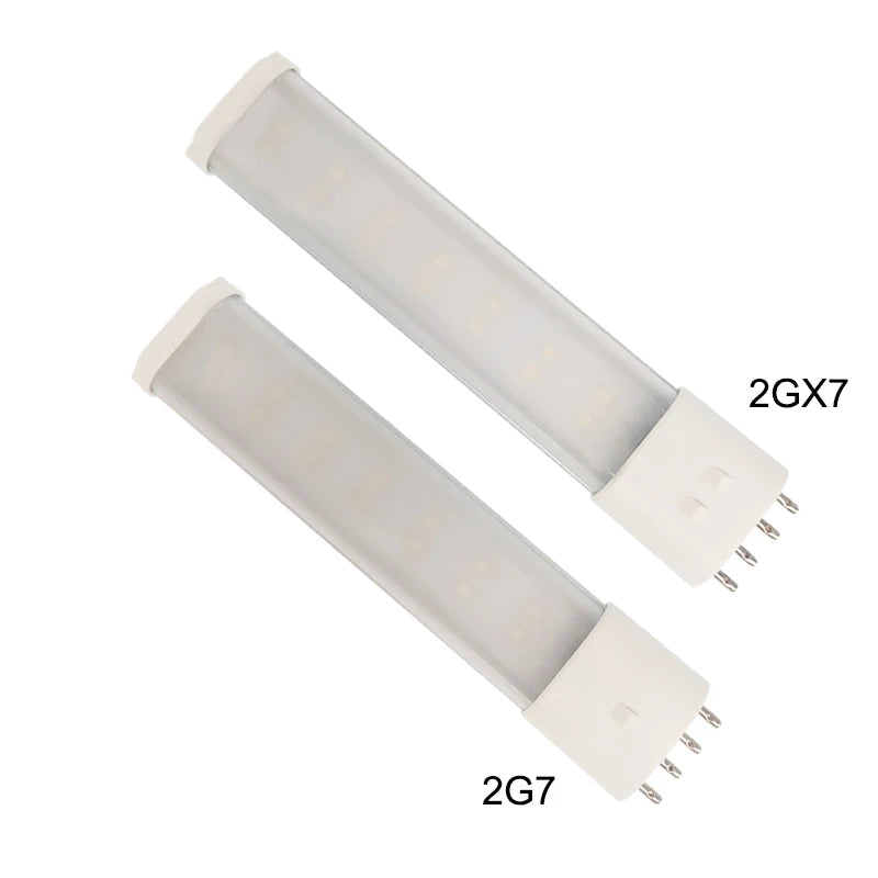 1pc 2G7 2GX7 Led Lamp PLS Light Desk Hotel Office CFL Pl Light 5W 7W SMD 2835 Warm White/cold White CFL Light Lamp Replacement