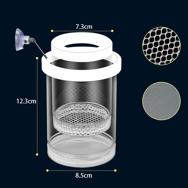 Hot Sale Floating Fish Breeding Isolation Box Aquarium Fish Tank Hatching Incubator Hatching Incubator Feeder Aquarium Hatchery