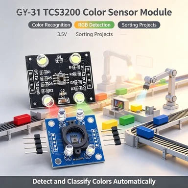 GY-31 TCS3200 Color Sensor Module, Color Recognition Detector for Arduino, 3-5V