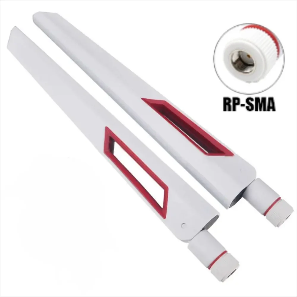 Dual Band Universal WiFi Antenna for Amplifier, WLAN Router, Signal Booster, Male SMA, RP-SMA Male, 12dBi, 2.4G, 5G, 5.8GHz,