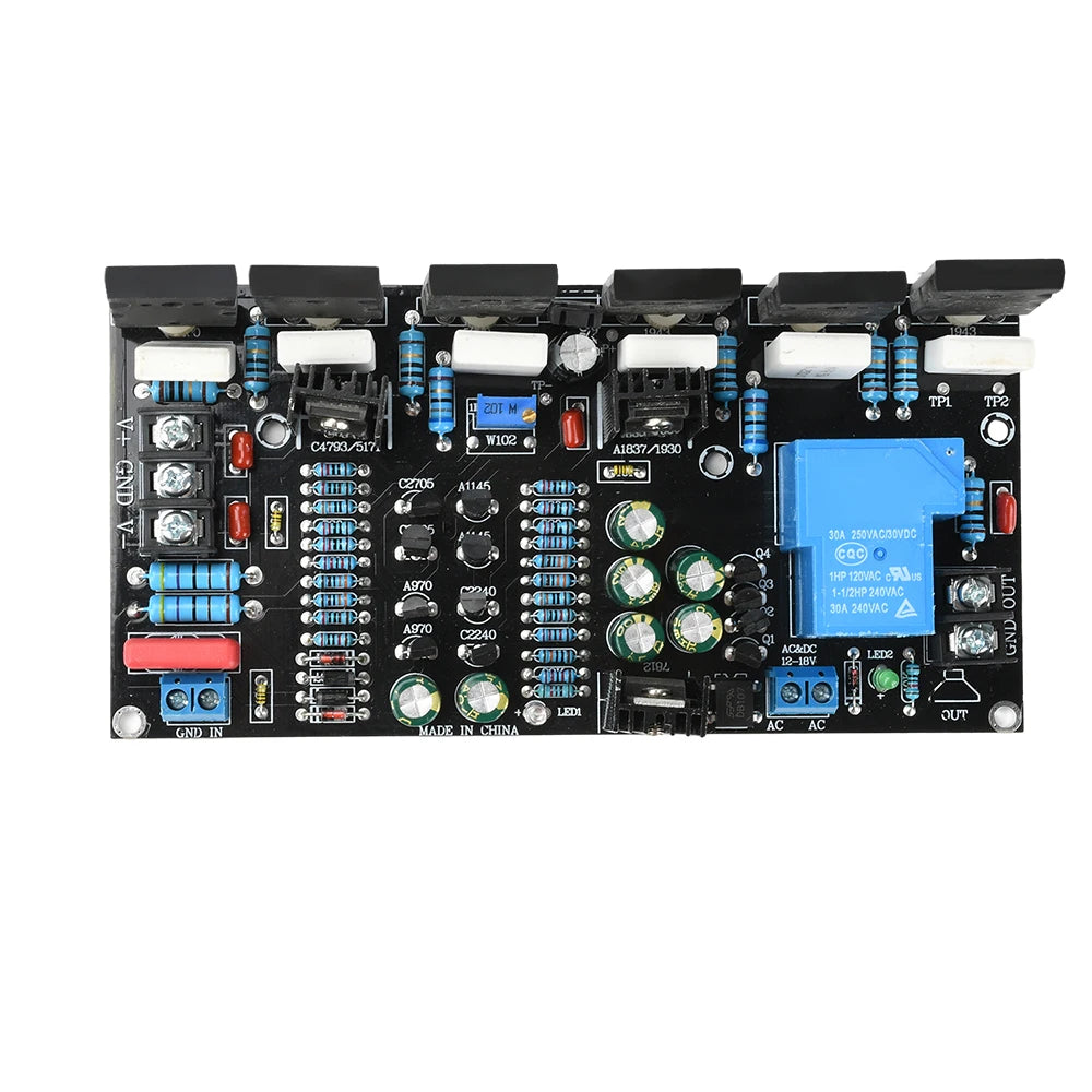 300W Mono Power Amplifier Board 1943+5200 Hifi High-Power Audio Amplifier Board With Speaker Protection