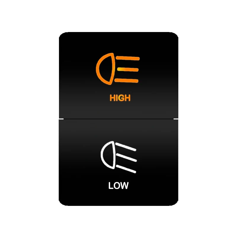 Car Push Switch Dual ON OFF Button Led Bar Roof Lights Fog Spot Driving Lights Button For Toyota 4Runner Hilux RAV4 Prado Camry
