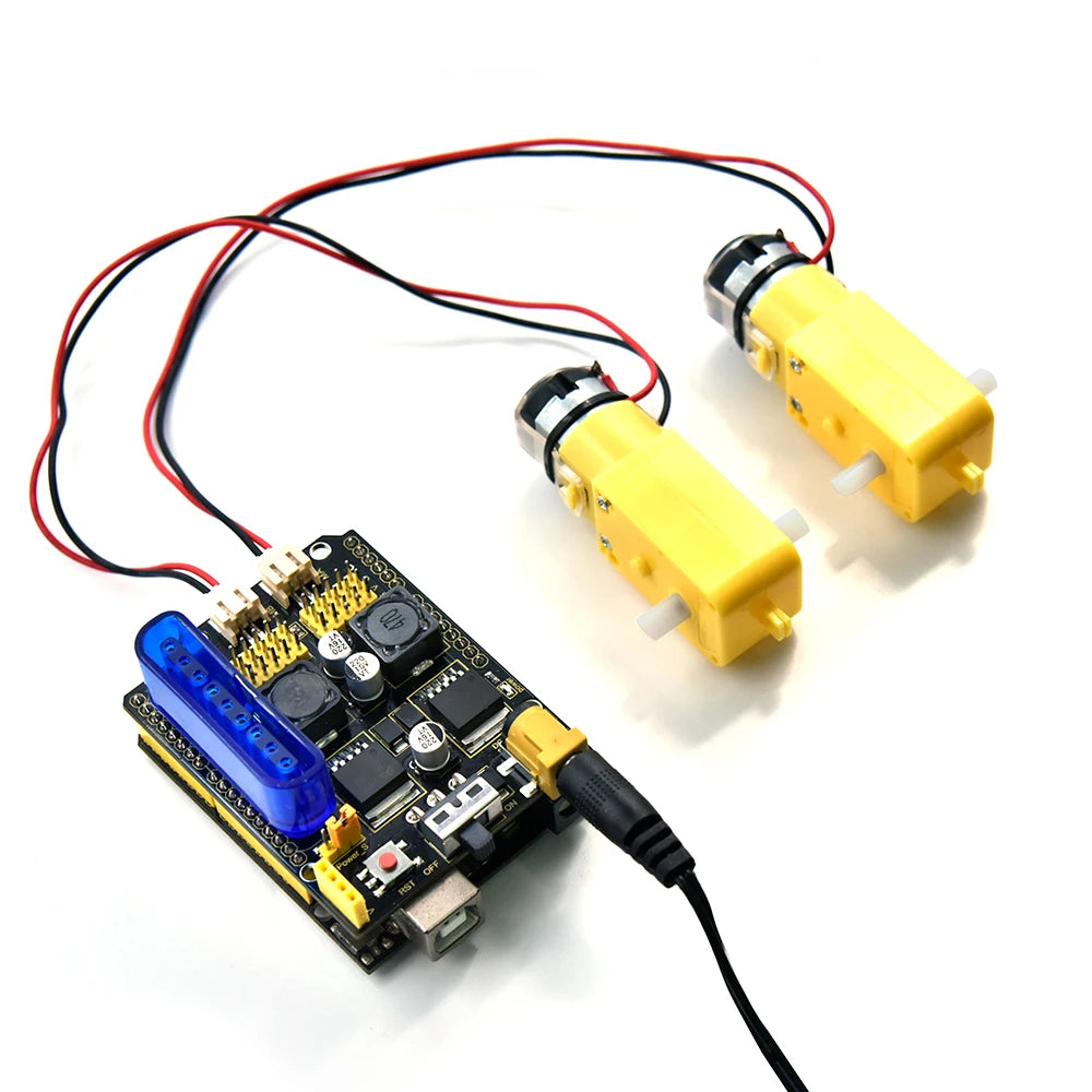 Keyestudio TB6612FNG Motor Servo Driver Expansion Board/Servo Drive Shield With PS2 LM2596S-5.0V DC-DC Depressurization Modules