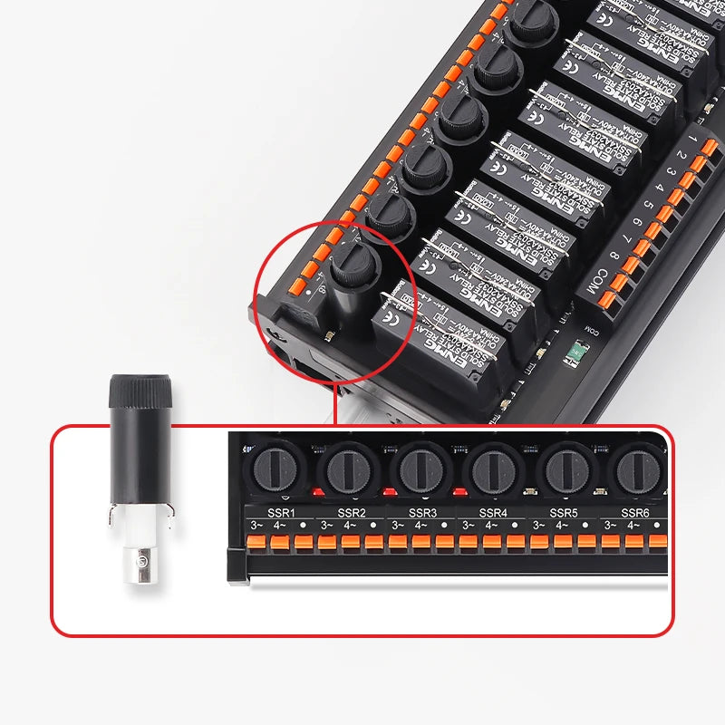 ENMG Solid State Relay Module 5-24V DC Solid State Non-Contact Relay Module DC Control AC/DC 220V Wide Voltage Constant Current