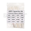 36Values 1pF-10uF Electronic Capacitor Set 1206 SMD Ceramic Capacitors Assortment Kit 22PF 47PF 22NF 100NF 2.2UF 4.7UF 0603 0805
