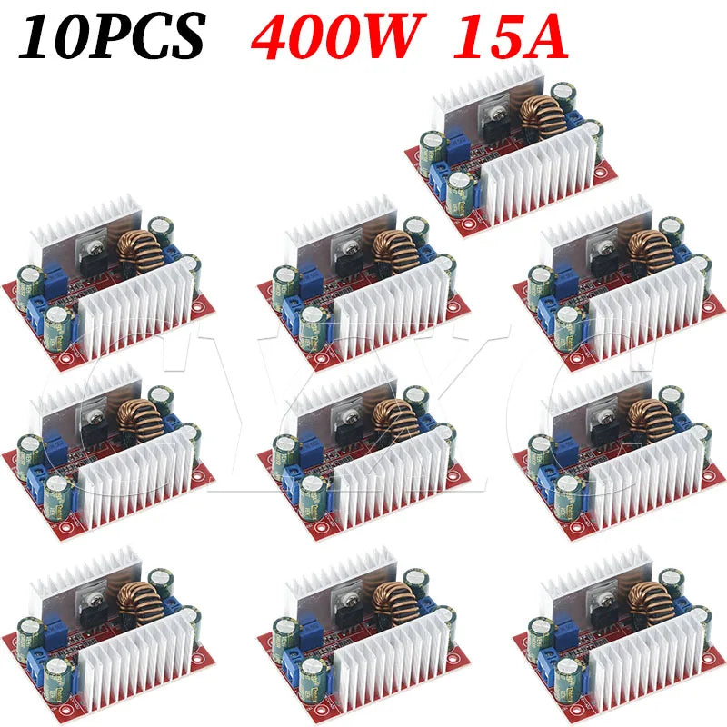DC 400W 15A Step-up Boost Converter Constant Current Power Supply LED Driver DC8.5V-50V to DC10V-60V Voltage Charger Step Up Mod