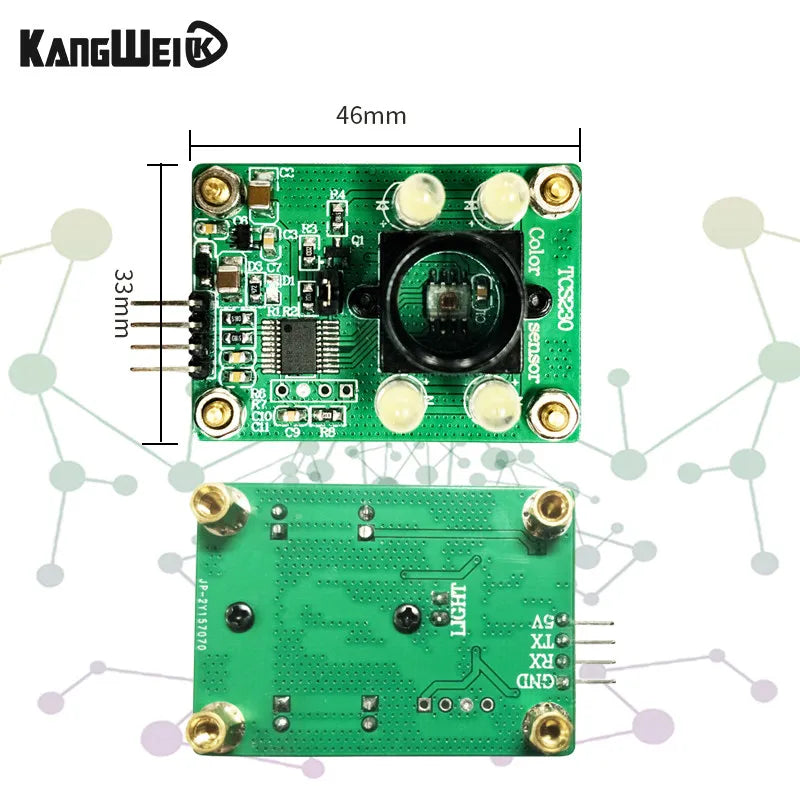 Color sensor TCS230 TCS3200 color recognition sensing module RGB tri color serial port output