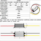 Step Down DC DC 24V to 12V 13.8V 15V 19V 20V  Buck Converter 36V to 12-20V 1-4A DC DC Converter 24V to 12V Converter 5A 60W