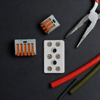 Ceramic Terminal Block 3 Position Screw Strip High Temp Overload Wire Connector Electrical Wiring Terminal Block