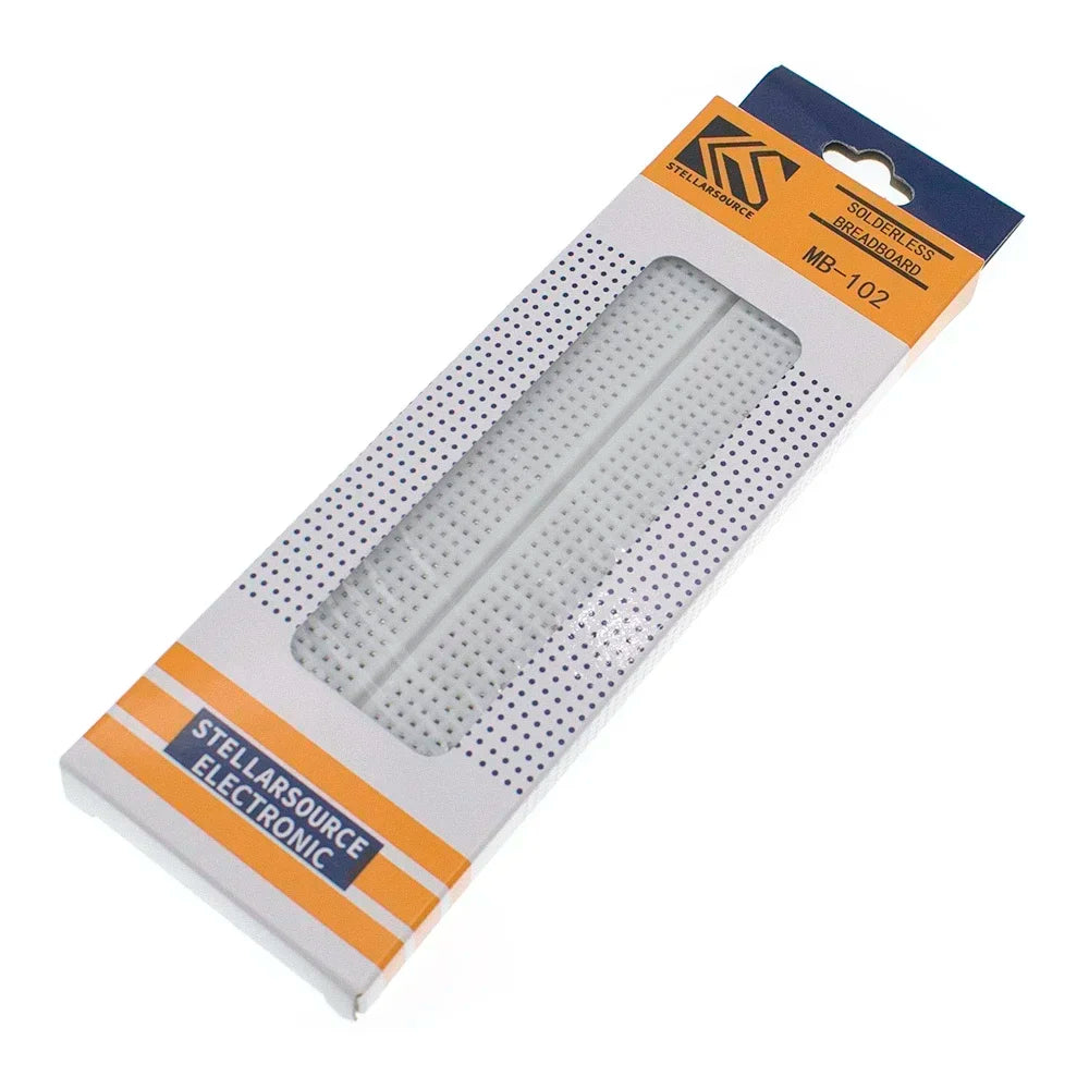 Mb-102 Mb102 Breadboard 400 830 Point Solderless Pcb Bread Board Test Develop Dupont Line Diy For Arduino Laboratory Syb-830