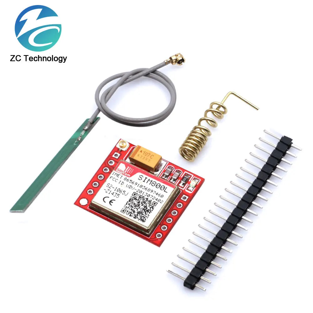 SIM800L GPRS GSM Module Core Quad-band TTL Serial Port IPX Interface PCB Antenna Micro SIM Card for Arduino Smart Phone