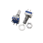 5Pcs/lot 20 Position 360 Degree Rotary Encoder EC11 Push Button 5 Pin Handle Long 15/20MM With A Built In Push Button Switch