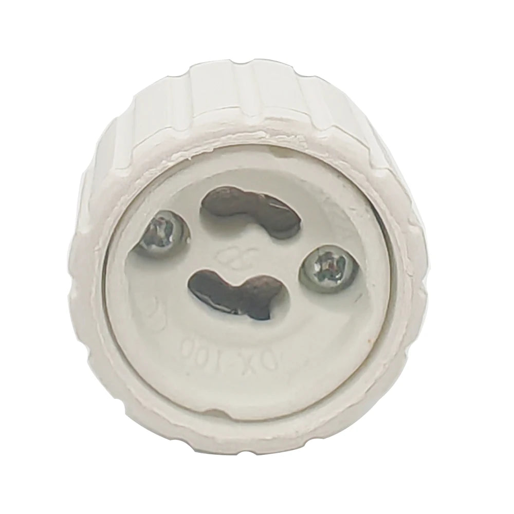 2pcs GU10 to Gu10 Gu10-Gu10 CFL LED Spotlight Socket Extender Lamp Bub Base Holder Converter Adapter