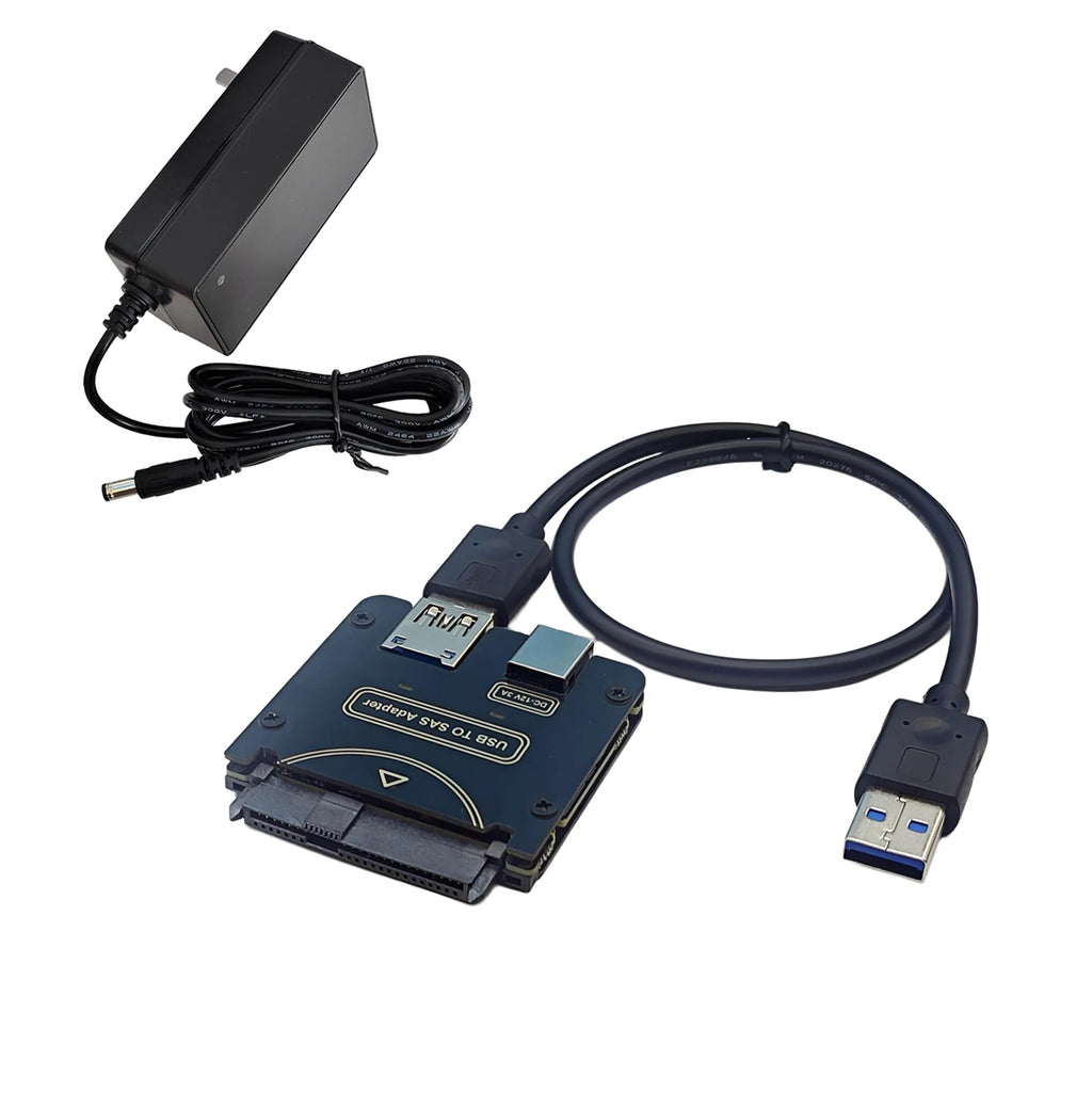 USB To SAS Hard Drive Easy Drive Cable 29PIN Hard Drive Solid State SSD Expansion Card SATA 22PIN to SAS Adapter Card