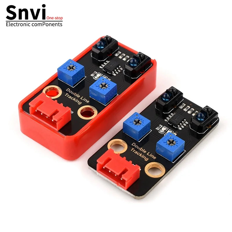 Snvi TCRT5000 Line Tracking Sensor Module Single Dual Channel Infrared IR Red Board with 3Pin 4Pin Cable for Arduino