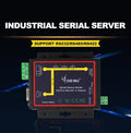 RJ45 To RS232 RS485 Industrial Male Converter TCP/UDP Serial RS232 RS485 RS424 To Ethernet Device Server Support Window System