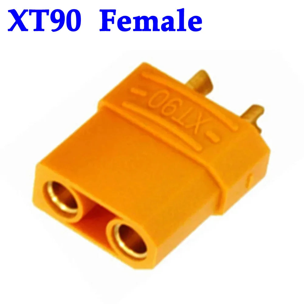MR60 MR 60 Fireproof Female Male Three-core Connector With Sheath 3.5mm Brass Gold Plated For Lipo ESC RC Model